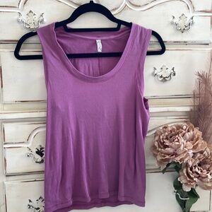 Free People Tank 💜 Athleisure Size Large 💜 Orchid Pink Purple Top